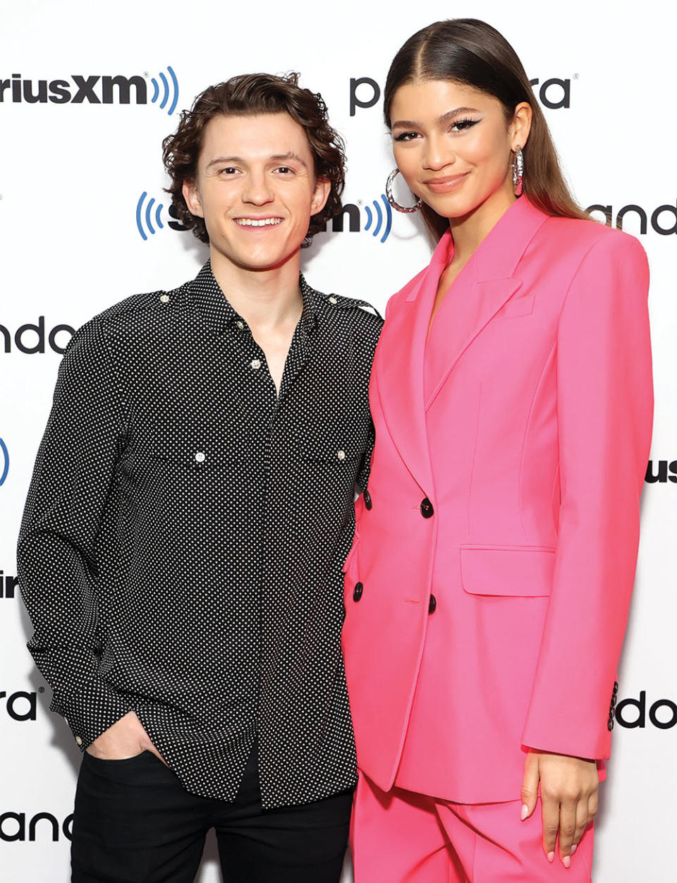 Holland and girlfriend Zendaya promoted their film Spider-Man: No Way Home in 2021