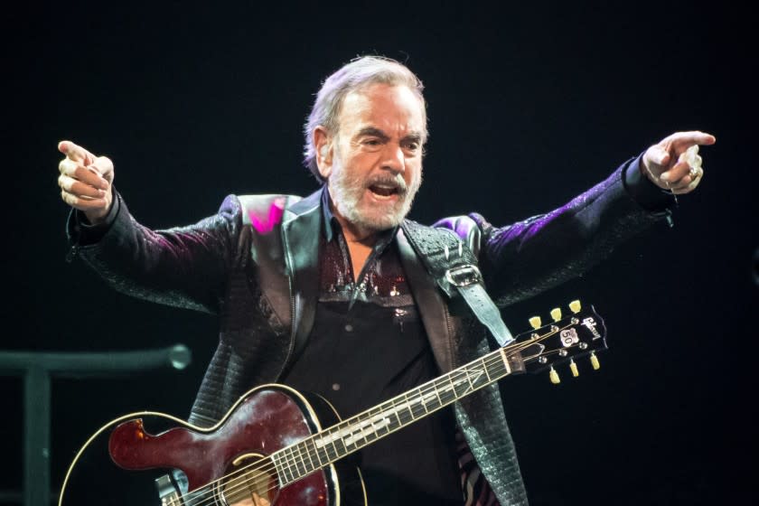 INGLEWOOD, CA - AUGUST 12, 2017: Neil Diamond performs at the Forum. (Michael Owen Baker / For The T
