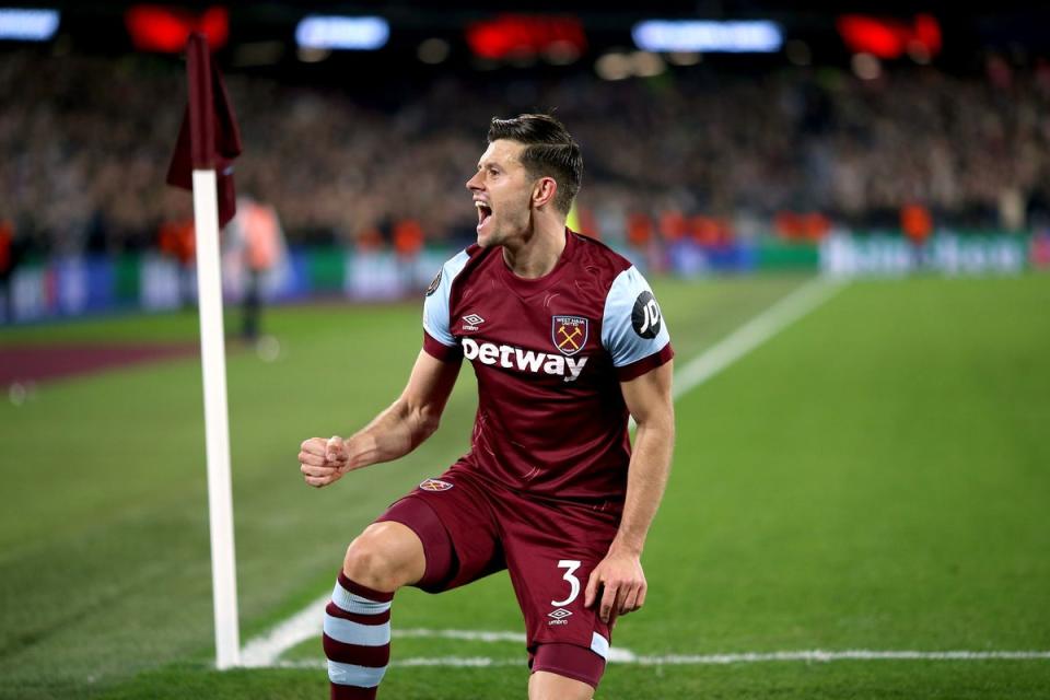 West Ham smashed Freiburg to progress from the last-16 (Nigel French/PA Wire)