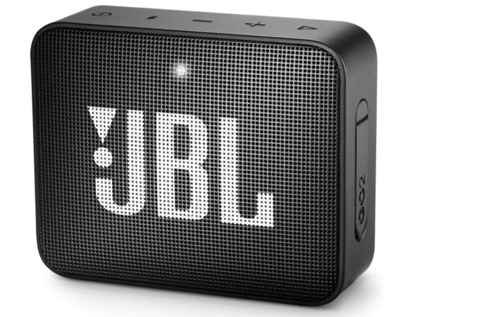 Find this <a href="https://amzn.to/34f1heq" target="_blank" rel="noopener noreferrer">JBL GO2 Waterproof Ultra Portable Bluetooth Speaker for $30</a> on Amazon.