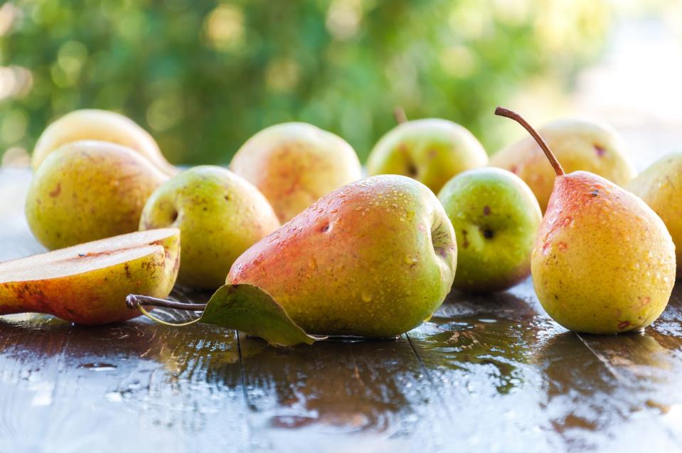pears fruit table shutterstock_482079169