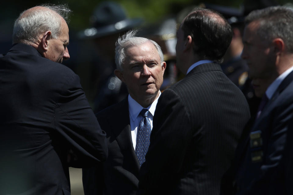 Trump speaks at the National Peace Officers’ Memorial