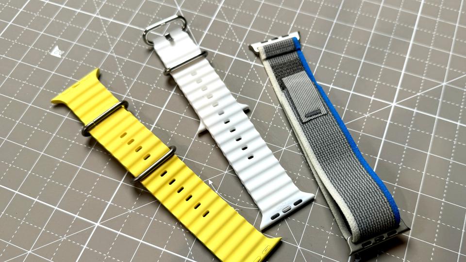 fake Apple Watch Ultra bands from Temu