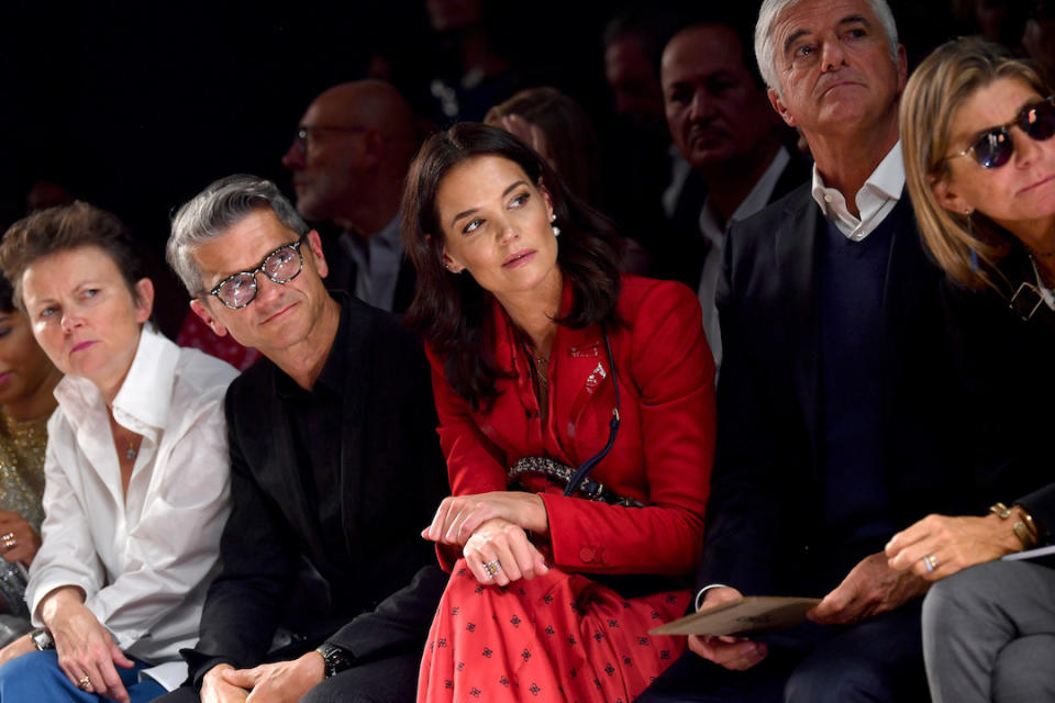 Katie Holmes at the Fendi September 2019 show at MFW