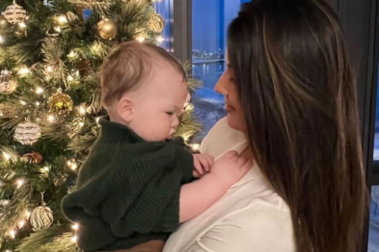 Olivia Munn, John Mulaney Celebrate Christmas with Son Malcolm