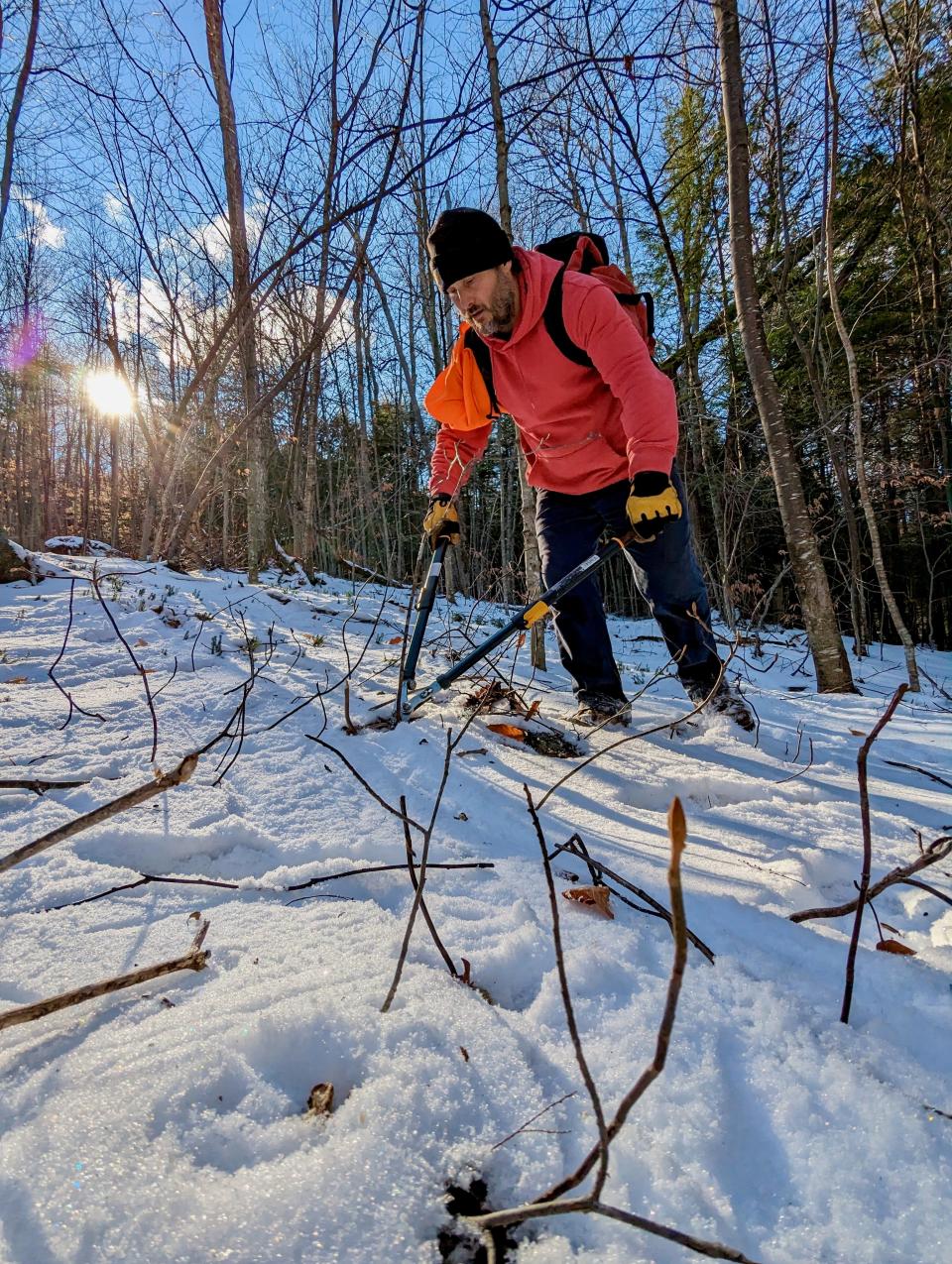 Western Mass Backcountry Alliance founder Andy Mathey works to create another backcountry skiing zone.