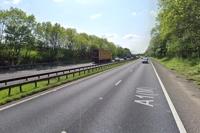 Doncaster bypass A1(M) -Credit:Google maps