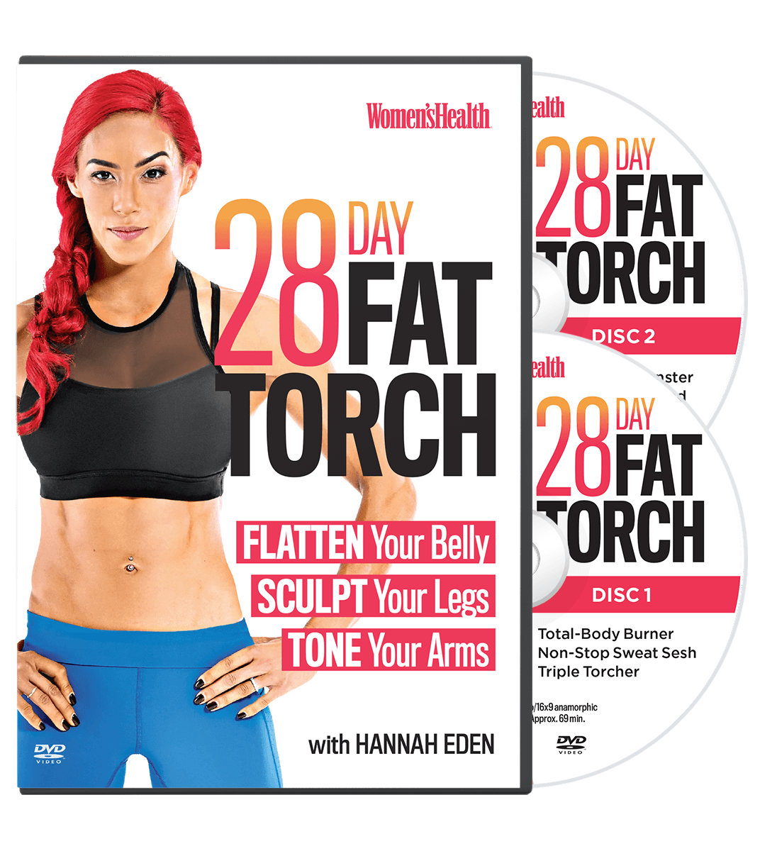 <p><a href="https://shop.womenshealthmag.com/womens-health-28day-fat-torch-1710430205823-2669/p" rel="nofollow noopener" target="_blank" data-ylk="slk:Shop Now;elm:context_link;itc:0;sec:content-canvas" class="link rapid-noclick-resp">Shop Now</a></p><p>Women's Health 28-Day Fat Torch DVD</p><p>womenshealthmag.com</p><p>$19.95</p>