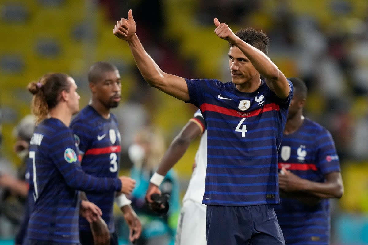 Raphael Varane has been struggling with injury in recent week  (POOL/AFP via Getty Images)