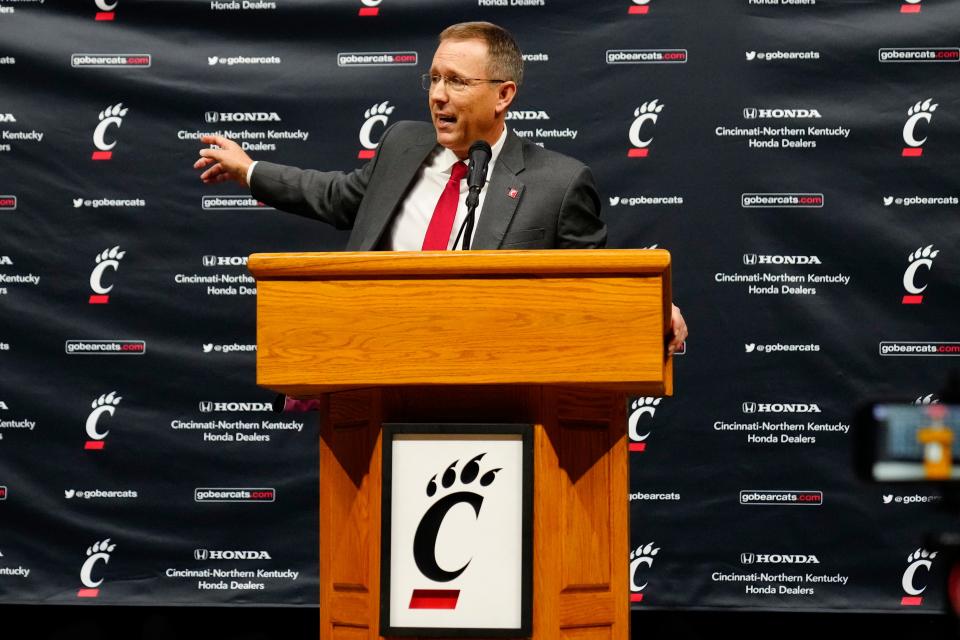 Scott Satterfield was introduced Monday as the 43rd head coach in the history of University of Cincinnati football program.