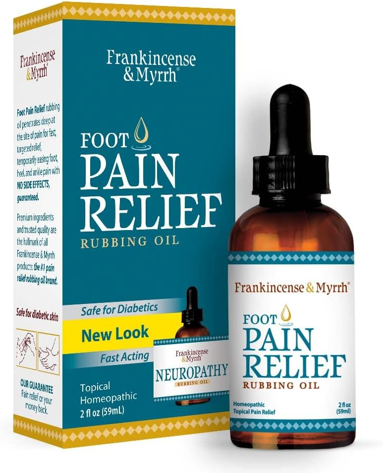 Frankincense & Myrrh foot pain relief oil