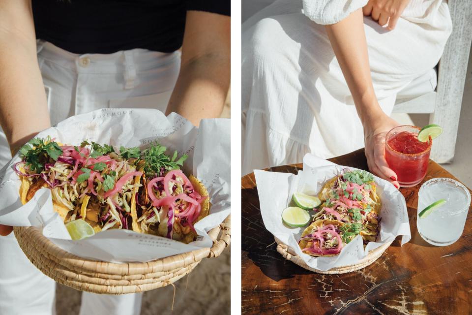 Shrimp Tacos from Rosewood Mayakoba