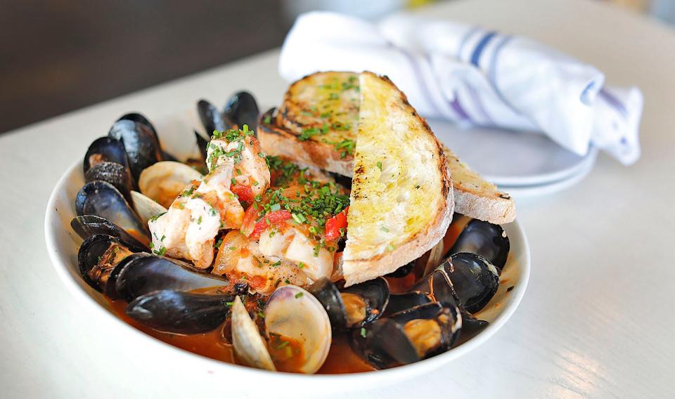 Cataplana, a Portuguese seafood stew, is on the menu at the Parrot in Hull.