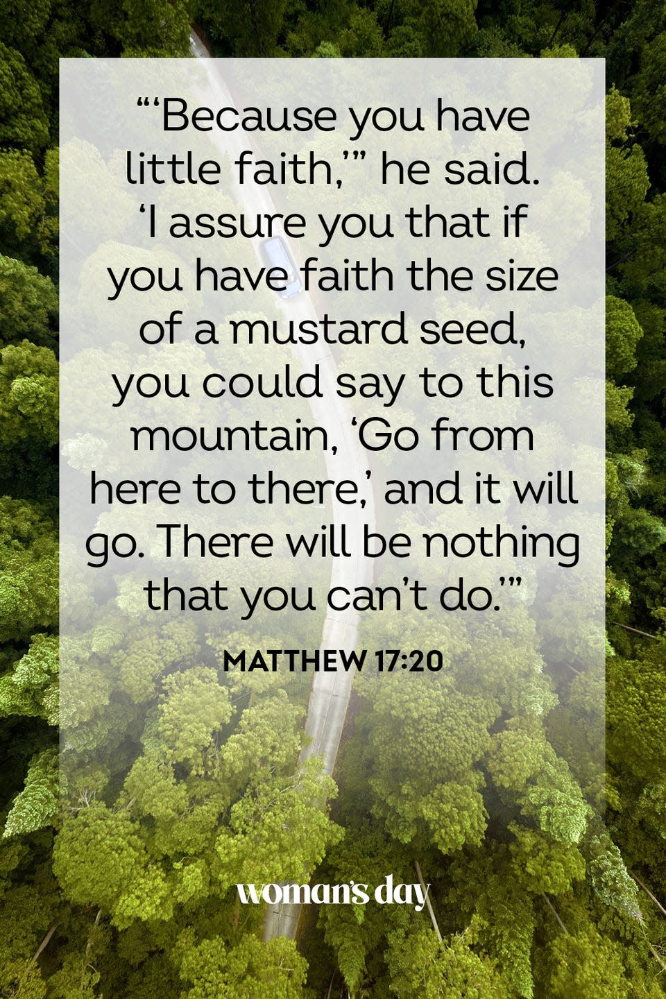 11) Matthew 17:20