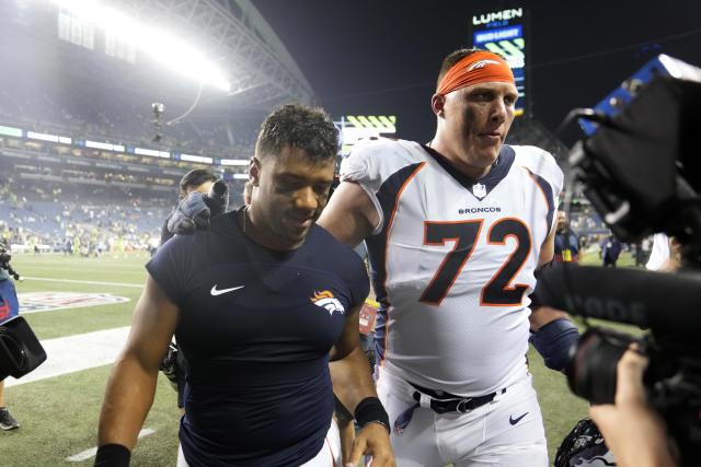 Denver Broncos: QB Russell Wilson praises LT Garett Bolles