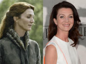 <b>Michelle Fairley (Catelyn Stark)</b><br><br>Wow! She may look dowdy as the protective matriarch of the Stark family, but "Harry Potter" vet Michelle Fairley looks lovely sporting luscious brown locks on the red carpet.