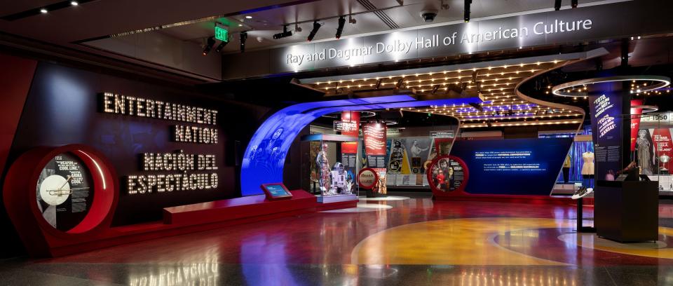 The Entertainment Nation exhibit opens at the Smithsonian's National Museum of American History on Dec. 9, 2022.