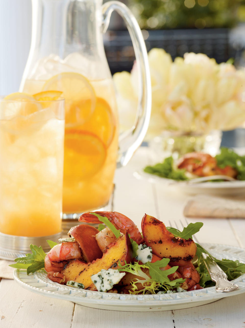 Grilled Shrimp Salad with Sweet Tea Vinaigrette