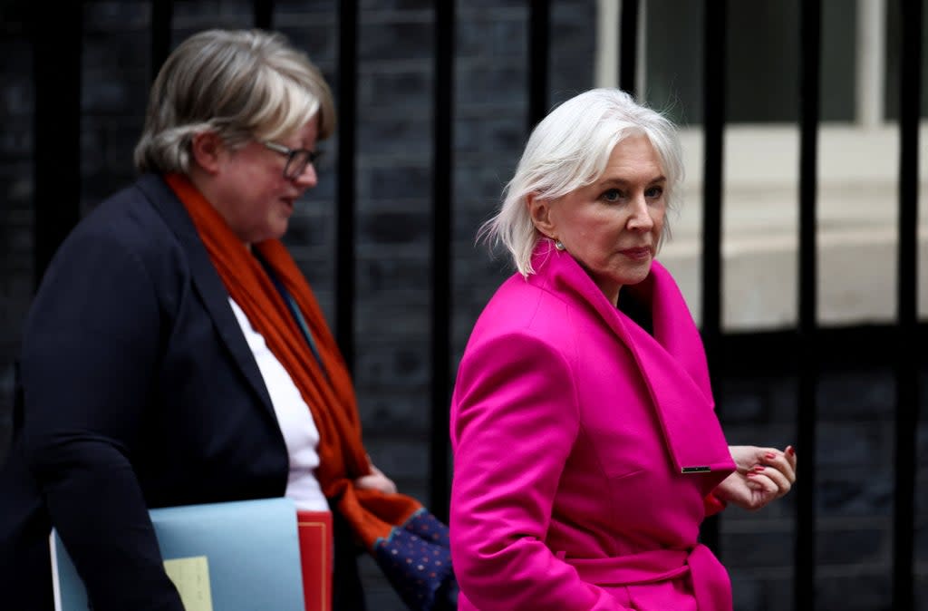 Therese Coffey and Nadine Dorries  (REUTERS)