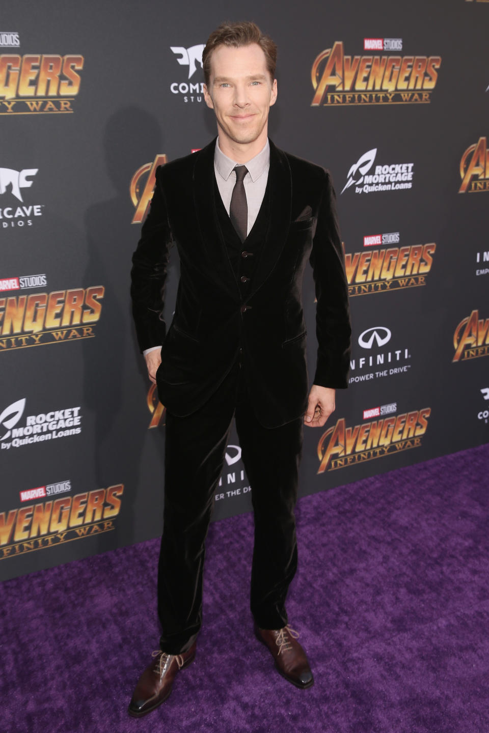 Benedict Cumberbatch at the LA premiere of ‘Avengers: Infinity War’