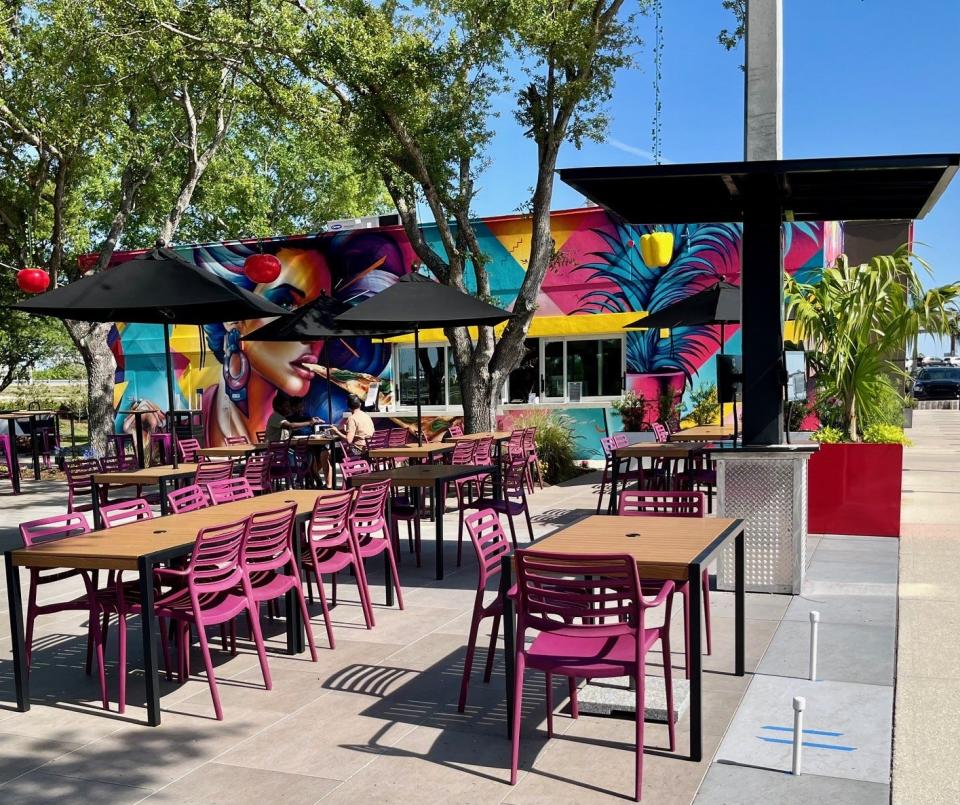Lombardough's is a new outdoor pizza and beer joint on S. Tamiami Trail in Fort Myers.