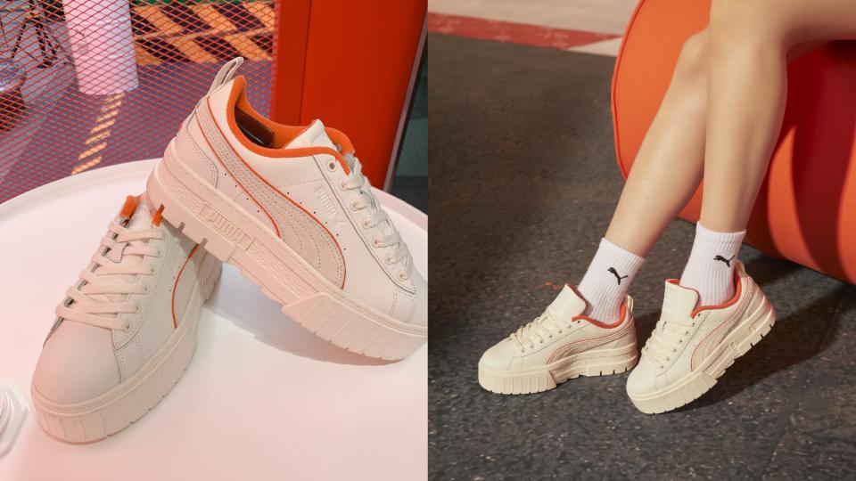 高顏值球鞋盤點：PUMA Mayze Forward History鋸齒厚底鞋，NT $2,864起！圖片來源：編輯拍攝、PUMA