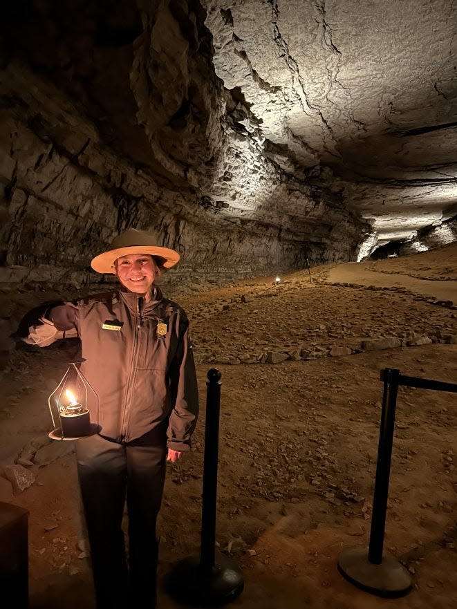 Guide at Mammoth Cave