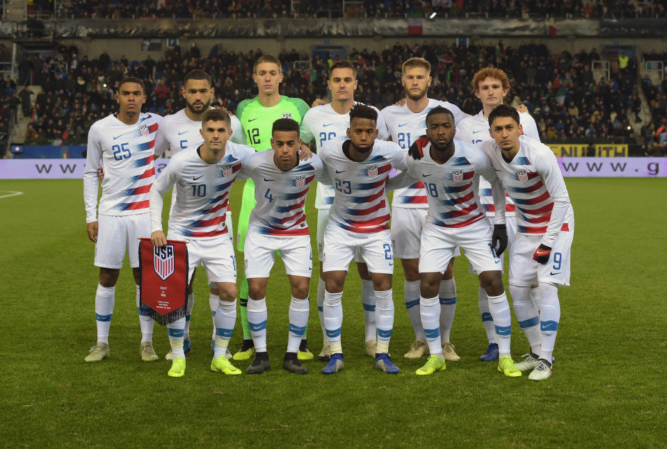 A number of players from the U.S. lineup that lost to Italy will be in contention for the 2022 World Cup roster should the Americans qualify. (Pier Marco Tacca/Getty)