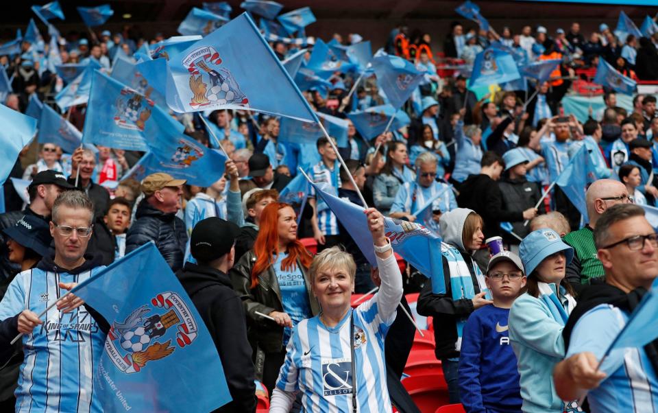 Coventry fans are making some noise