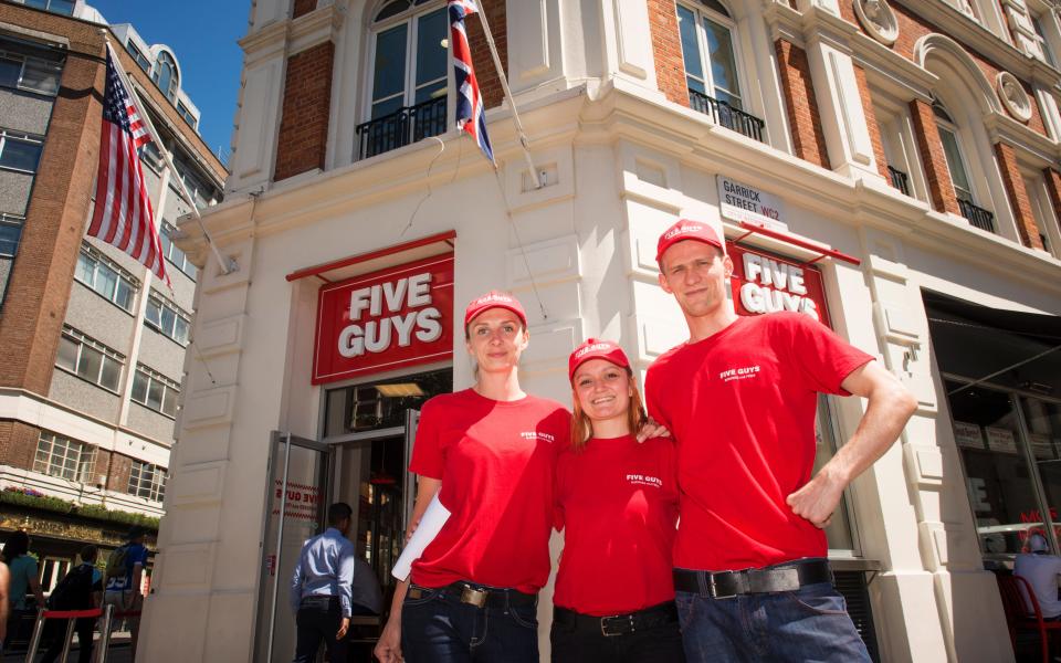 Five Guys wants to expand into new European territories - Geoff Pugh