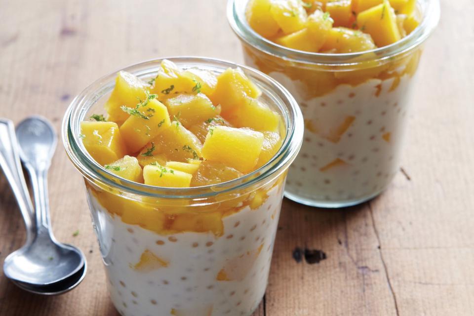 Coconut Tapioca With Pineapple, Mango, And Lime