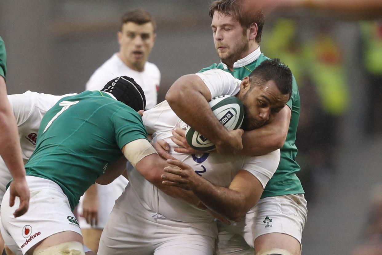 Billy Vunipola believes England were not able to adapt to the Irish choke tackle: Getty