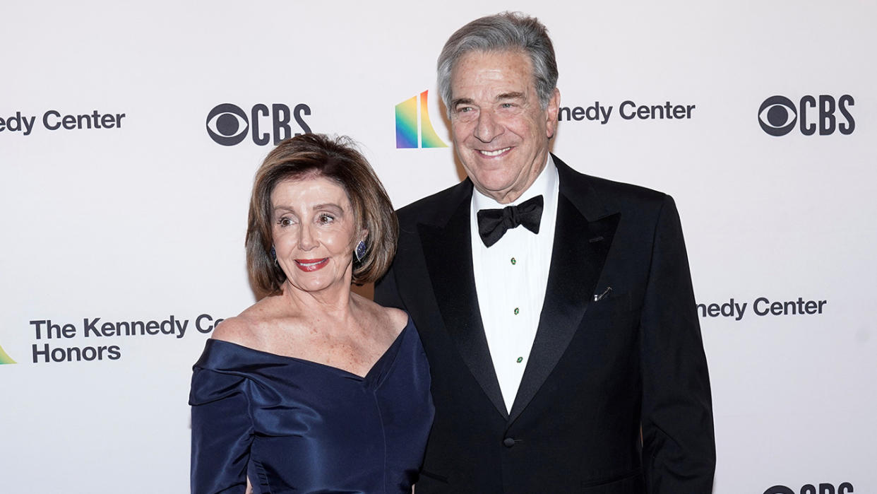 Nancy Pelosi and her husband Paul at the Kennedy Awards Honors