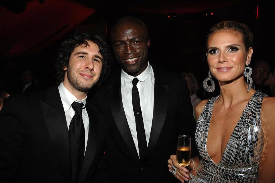 Oscars Elton John Party 2008 Josh Groban Seal Heidi Klum