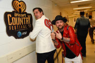 <p>Remy (BIG 95.5) and DJ Sinister attends the 2017 iHeartCountry Festival, A Music Experience by AT&T at The Frank Erwin Center on May 6, 2017 in Austin, Texas. (Photo: Rick Kern) </p>