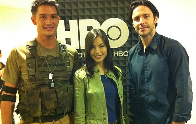 Mike Lewis, Carmen Soo and Les Loveday all star in HBO Asia's first original production Dead Mine (Yahoo! Photo)