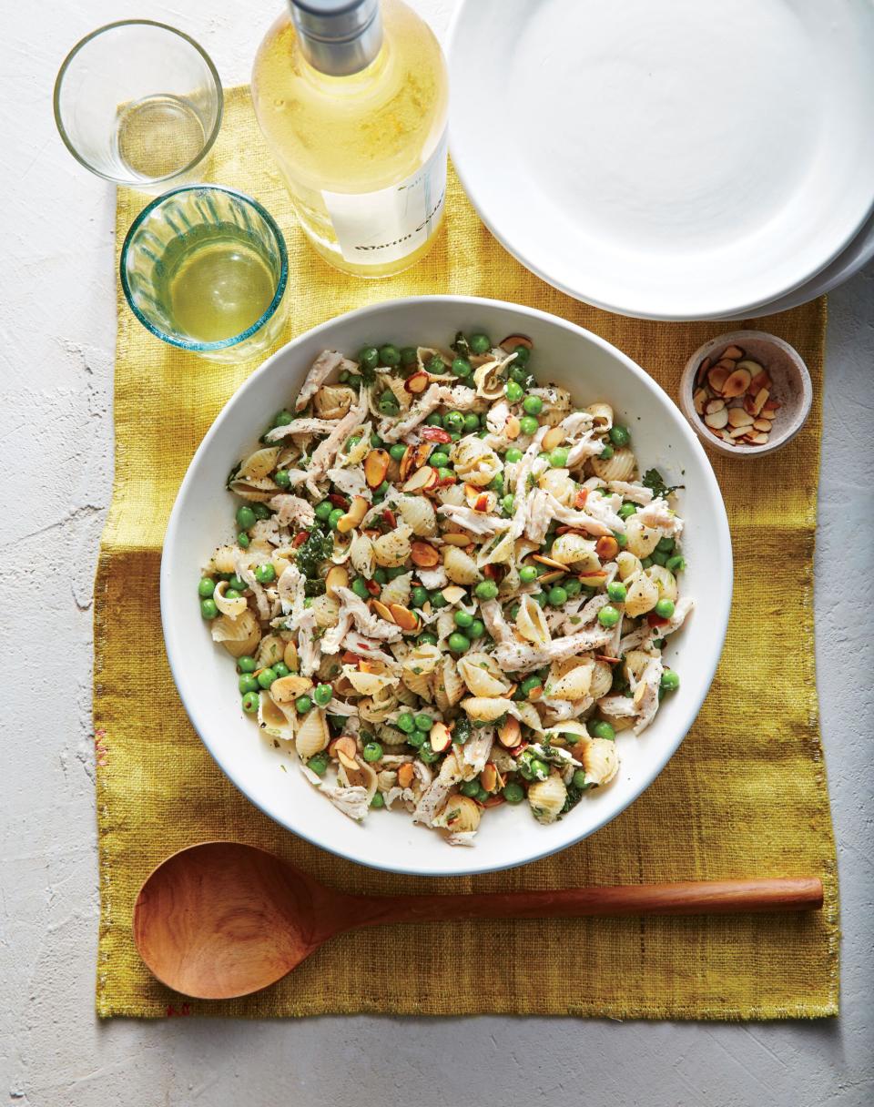 Herby Pea and Lemon Pasta Salad