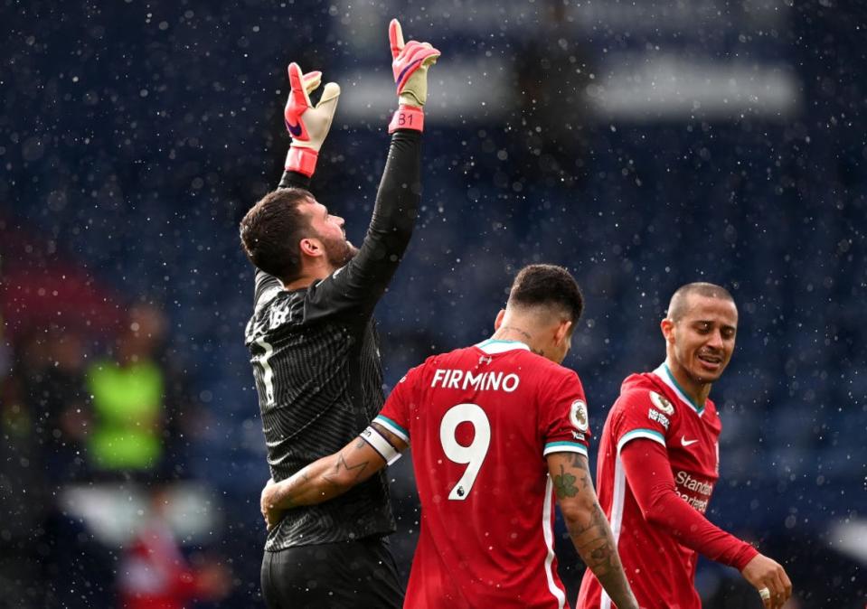 Alisson dedicated his dramatic goal to his late father (Getty Images)