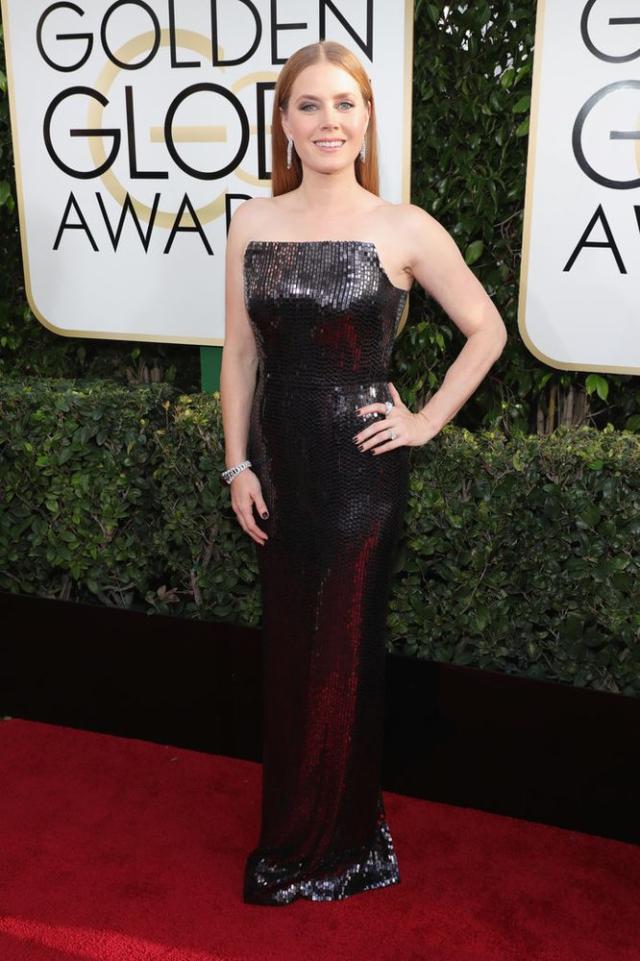 Amy Adams Nude Sex - Amy Adams Kept Her Old Hollywood-Inspired Fashion Streak Alive at the 2019  Golden Globes