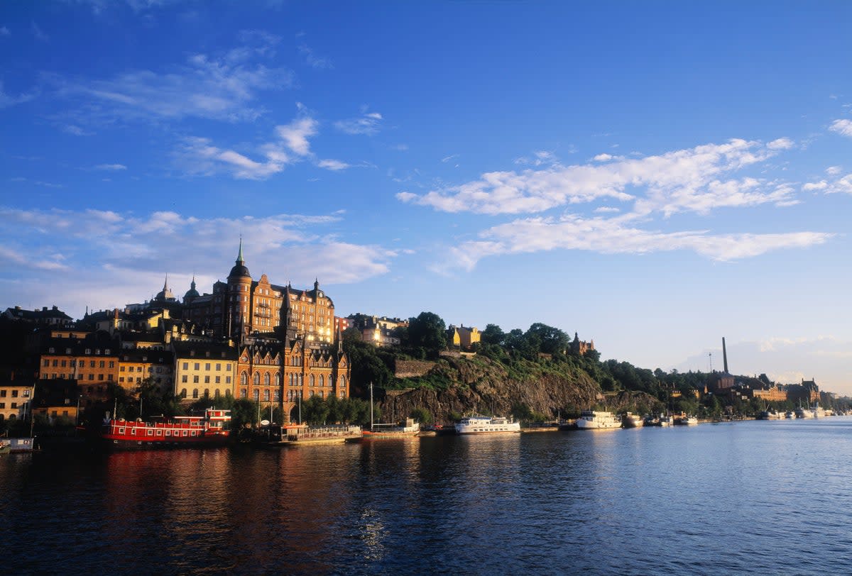 Sodermalm, Stockholm viewed from the water (Jeppe Wikstrom)