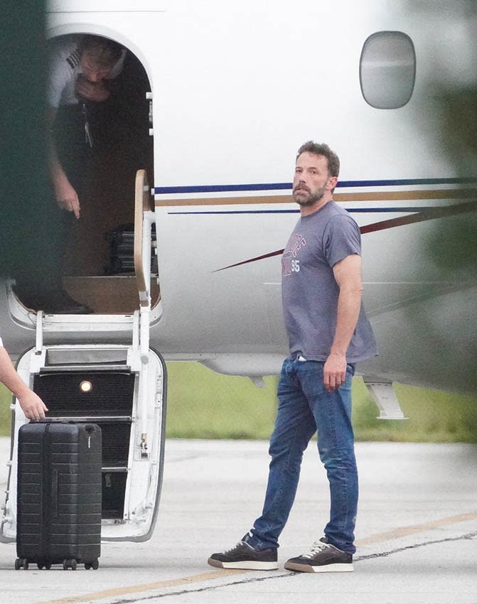 Ben Affleck regresa a Los Ángeles tras su boda 