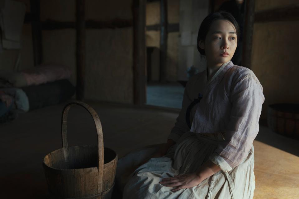 Minha Kim as Sunja in “Pachinko."