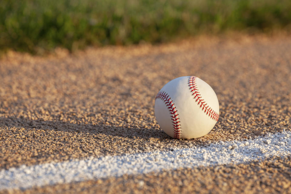 Photo of baseball on field taken in Minnesota, United States