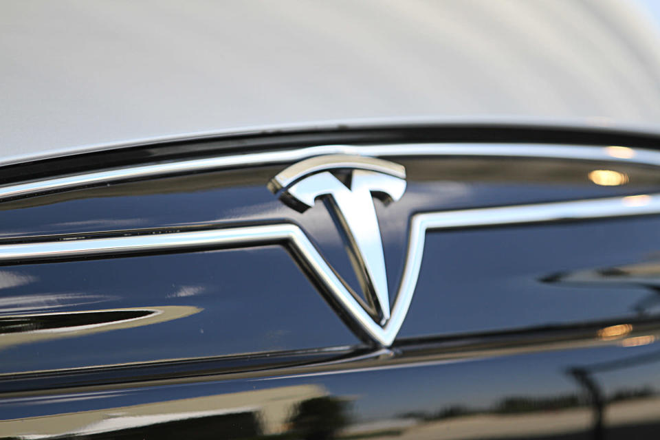 Emblem of Tesla Motors