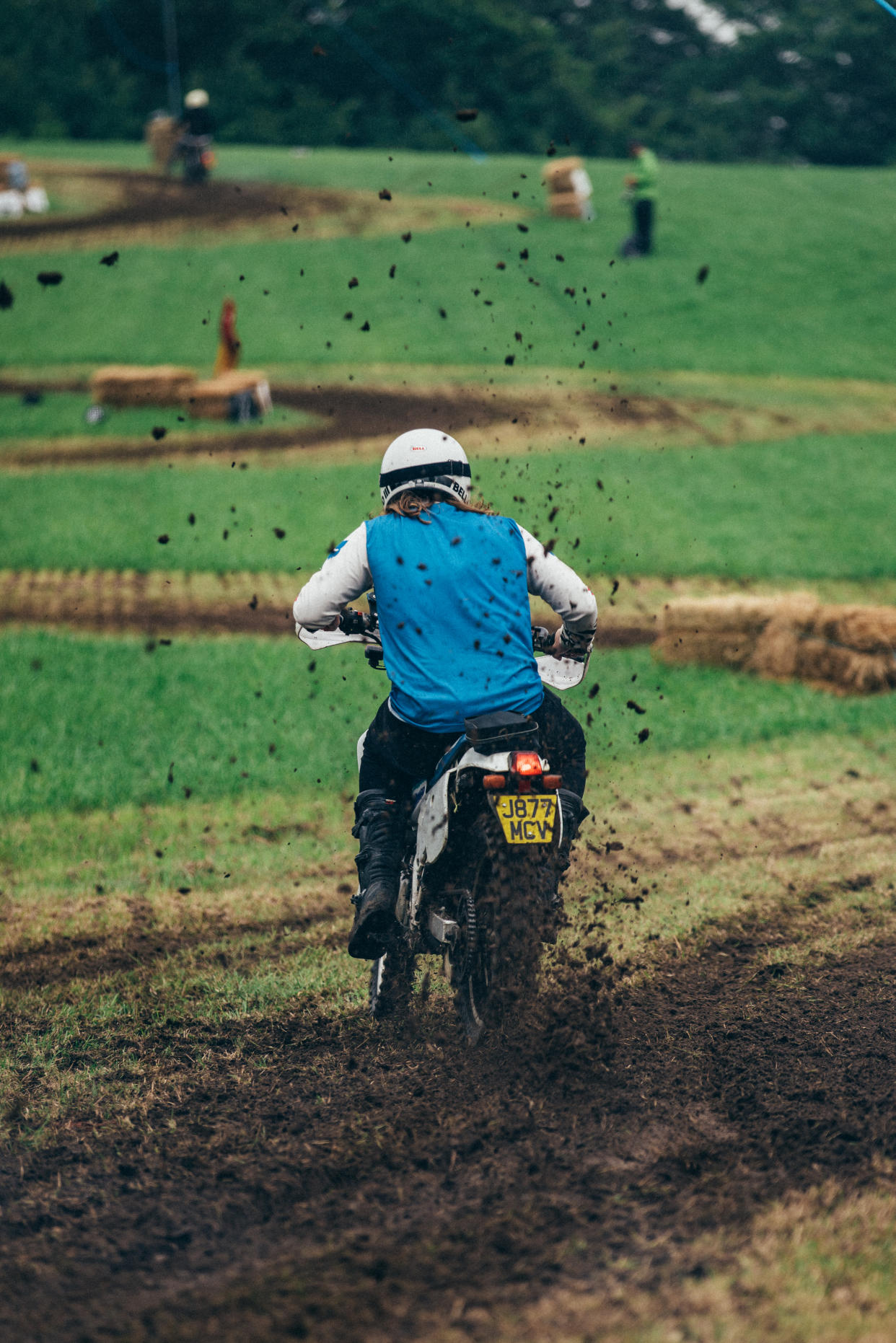 Wet weather meant the field quickly became a quagmire 