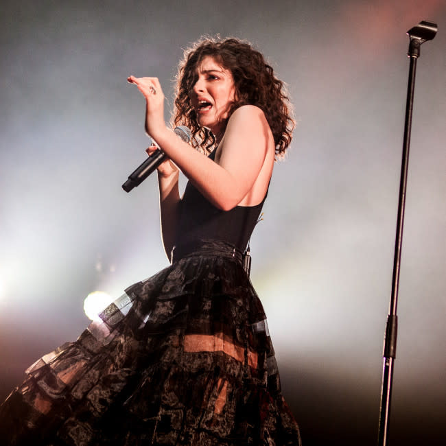 La cantante Lorde credit:Bang Showbiz