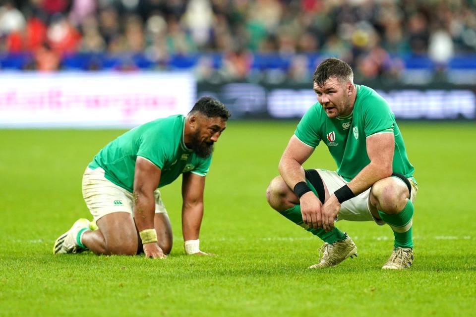 Ireland were left bereft after an agonising defeat (PA Wire)