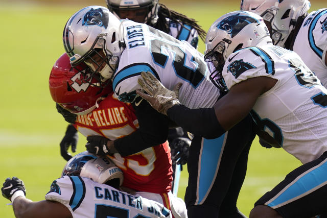 Chiefs escape with 33-31 win when Panthers FG is wide right - The San Diego  Union-Tribune