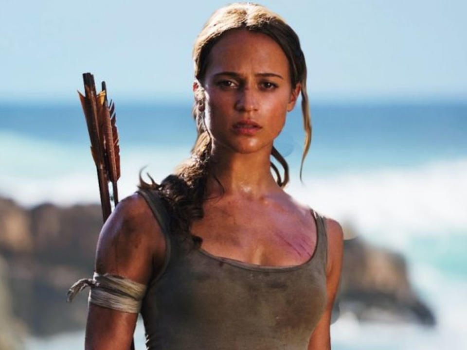 The Oscar winner shares her workout routine and playing a less sexualised version of Lara Croft