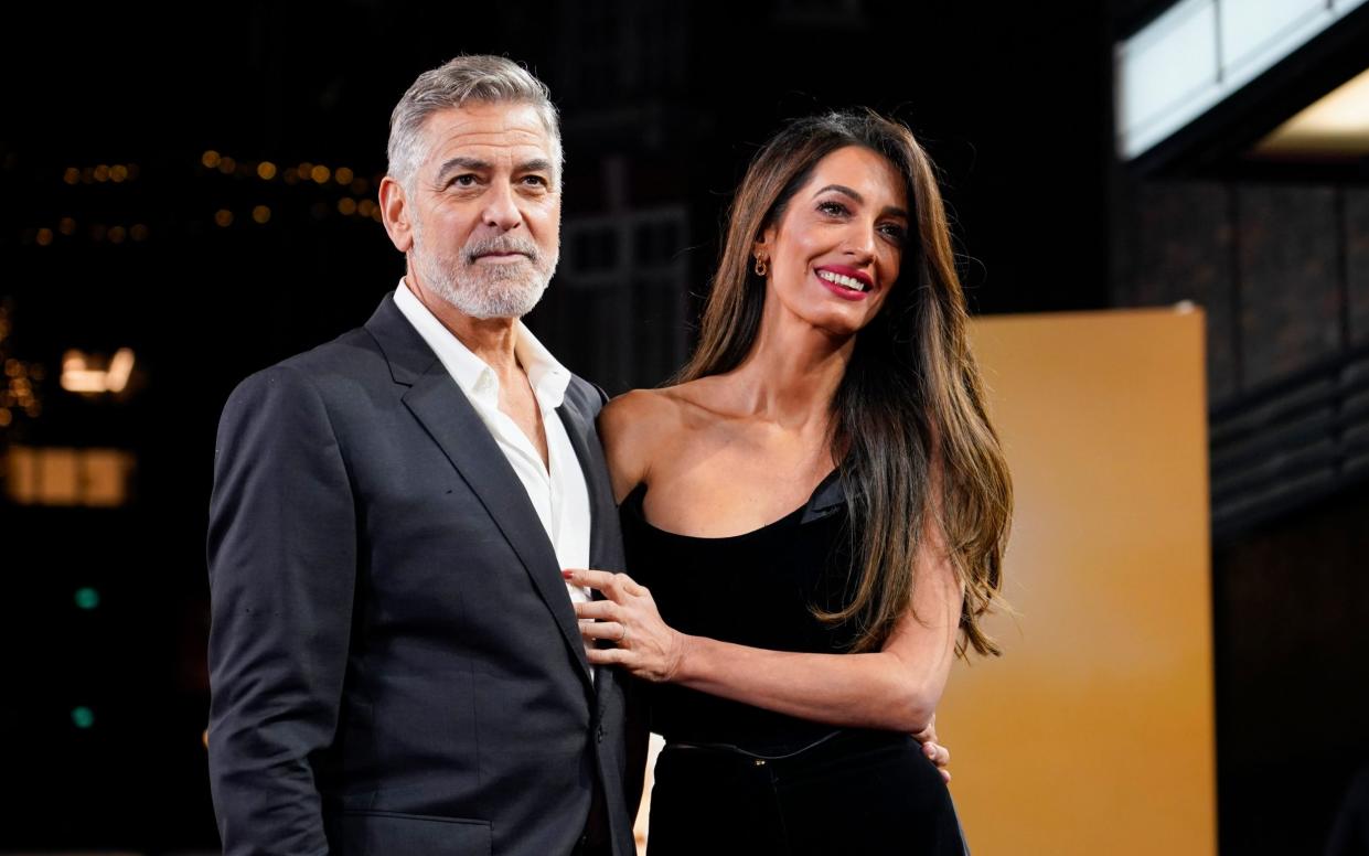 George Clooney and his wife Amal Clooney